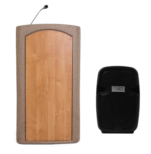 Accent Classic Freedom UHF Lecterns and Podiums, Beige Granite - Dan James Original