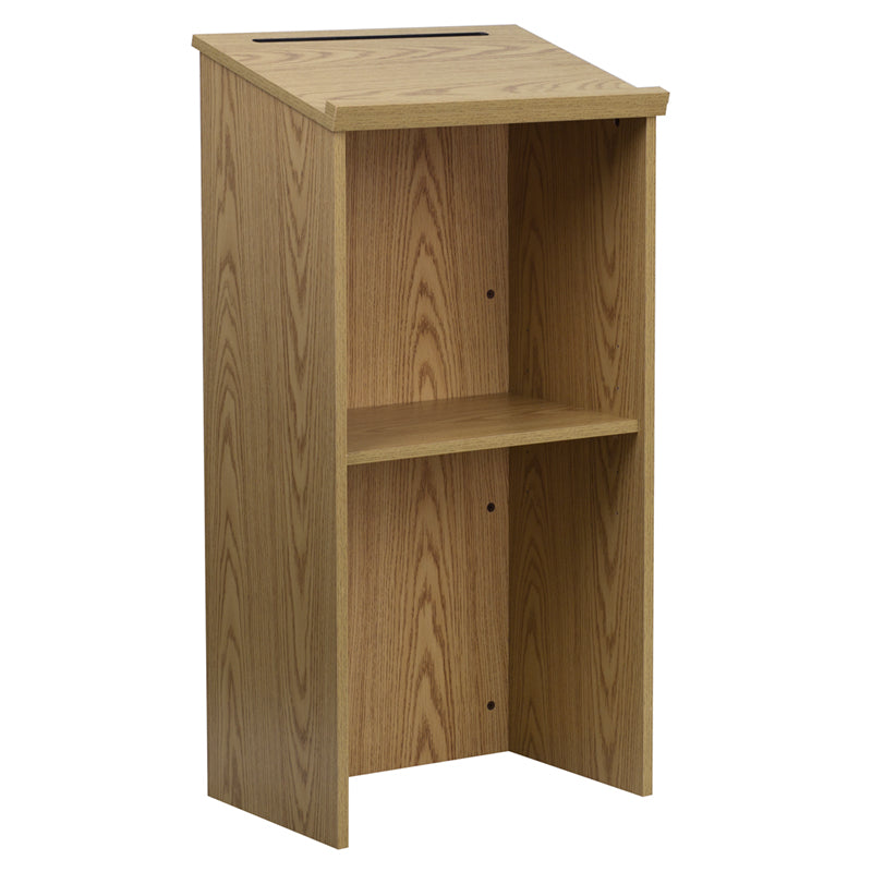 Oak Stand-Up Lectern