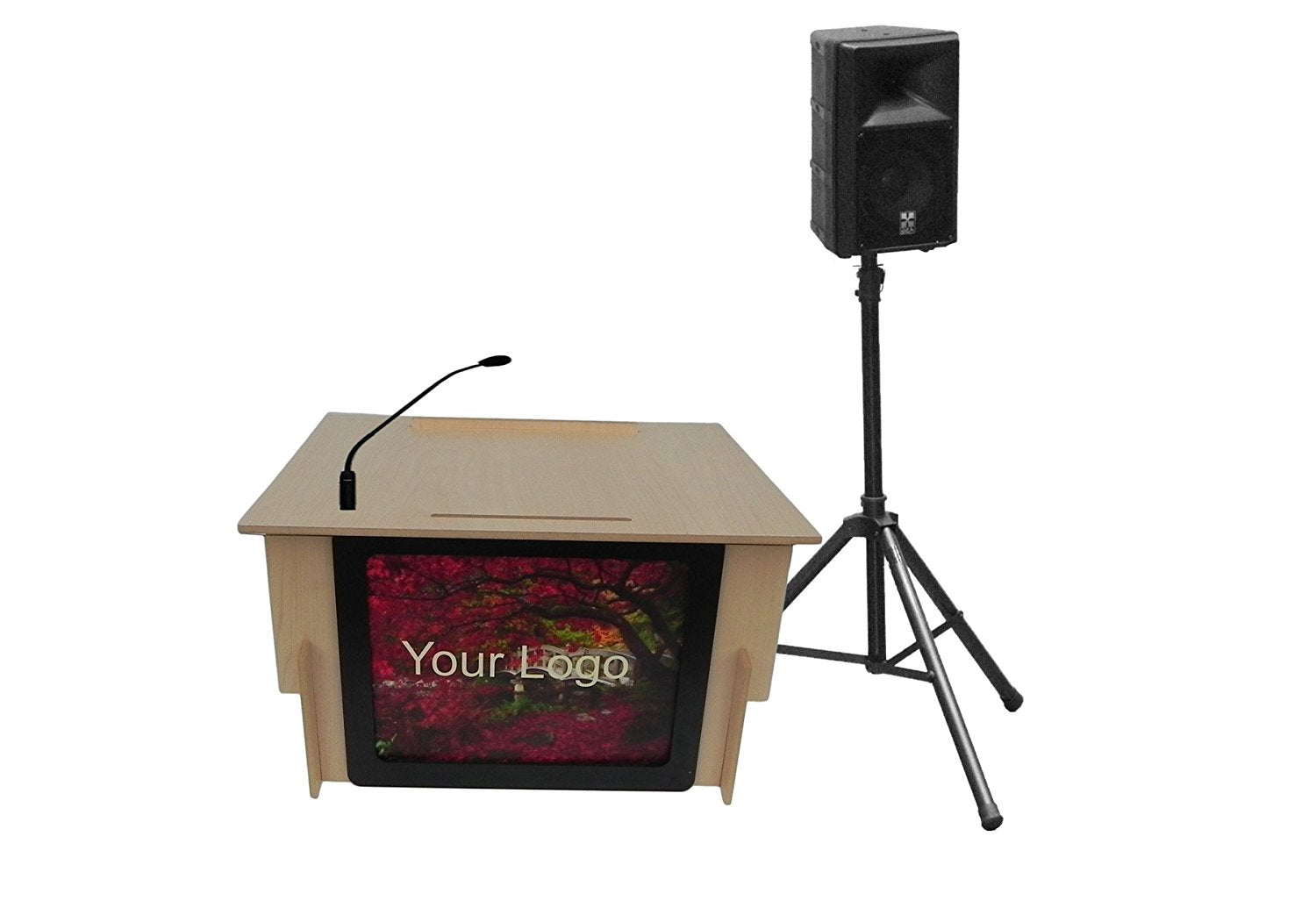 Accent Classic Table Top Logo Lectern Presenter - Dan James Original