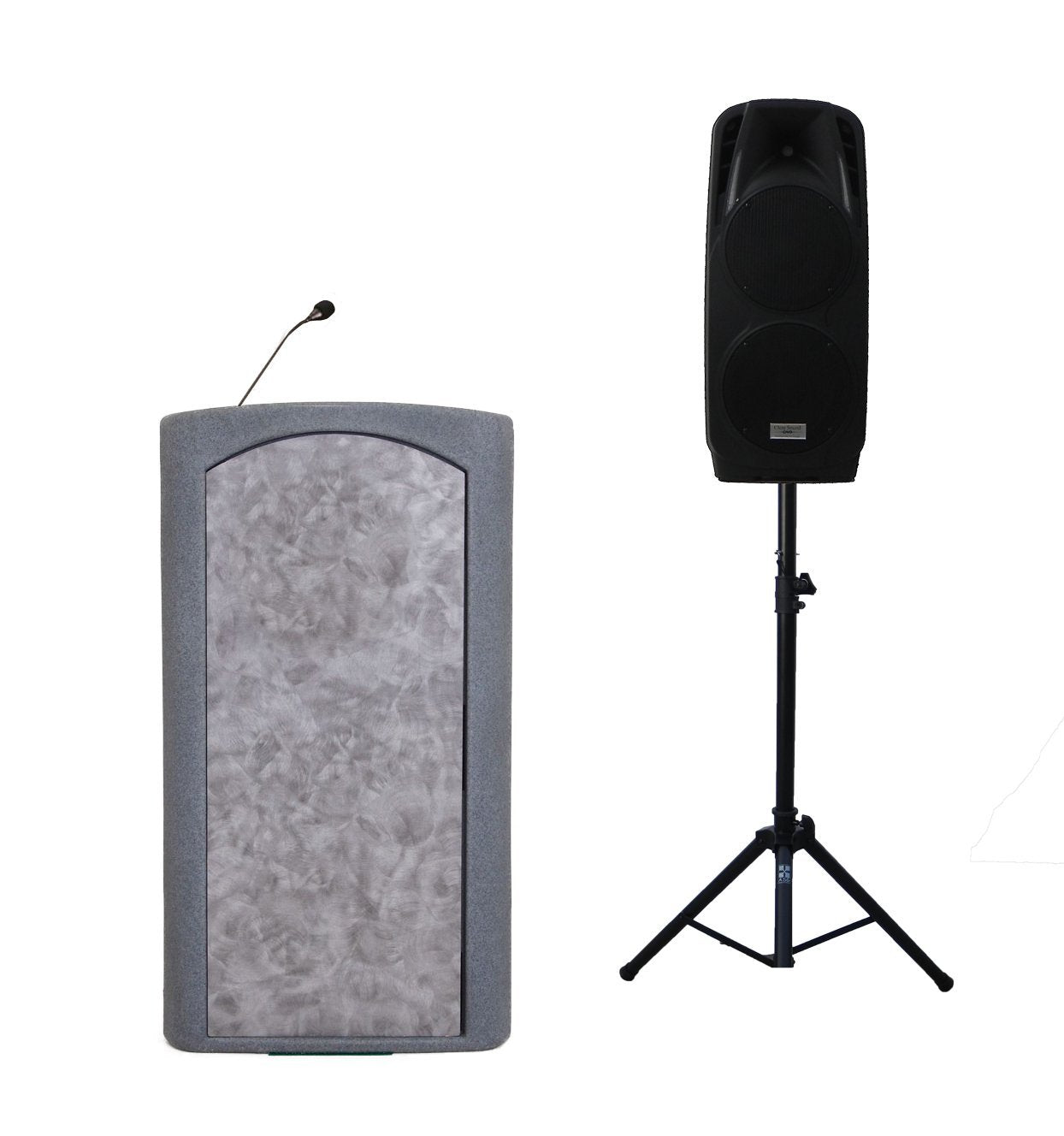 Accent Classic Freedom Dual 10" Podium Lectern, Gray Granite - Dan James Original