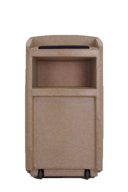 Accent Classic Integrator Vertical Logo Lectern Podium, Beige Granite - Dan James Original