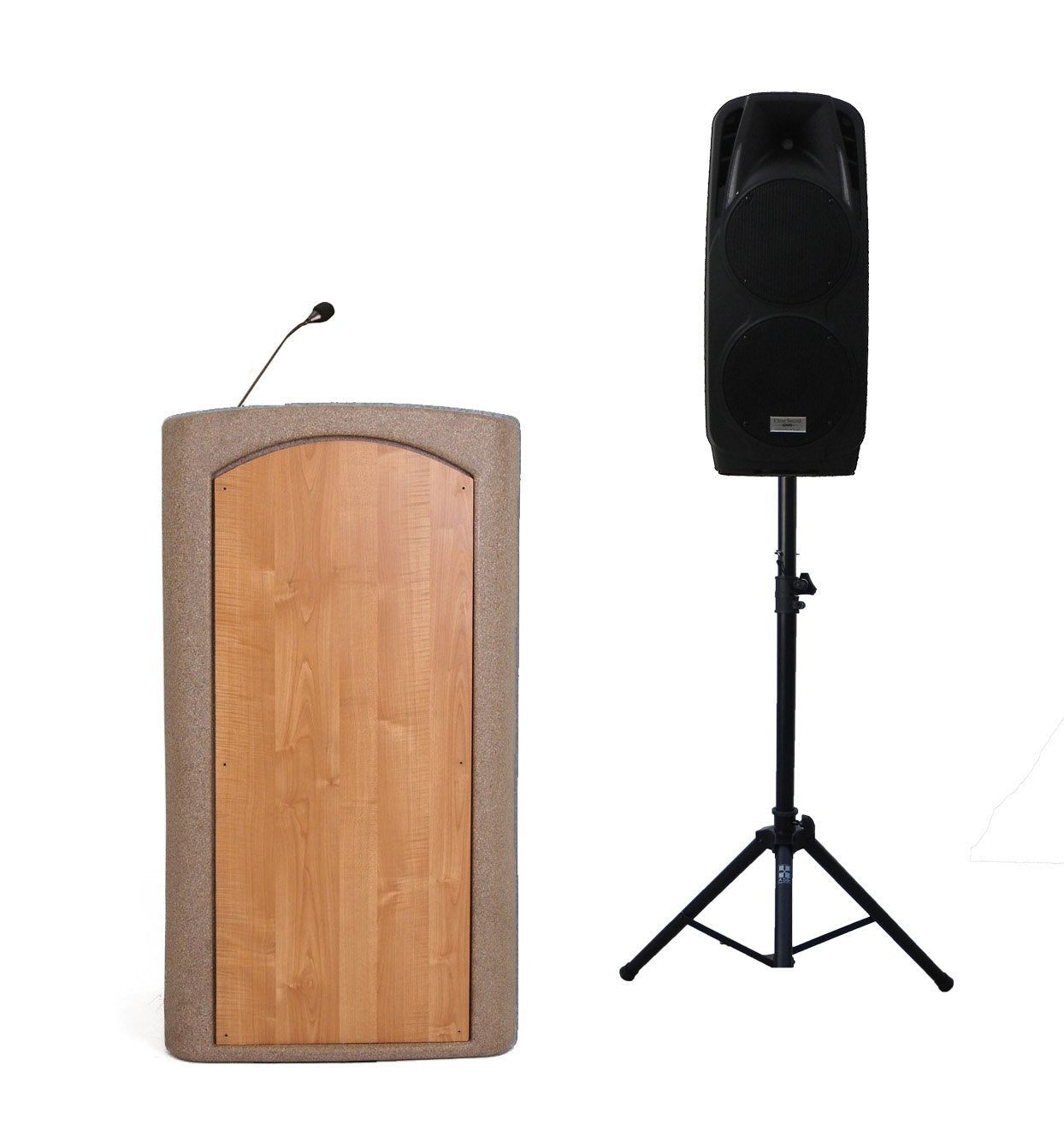 Accent Classic Freedom Dual 10" Podium Lectern, Beige Granite - Dan James Original