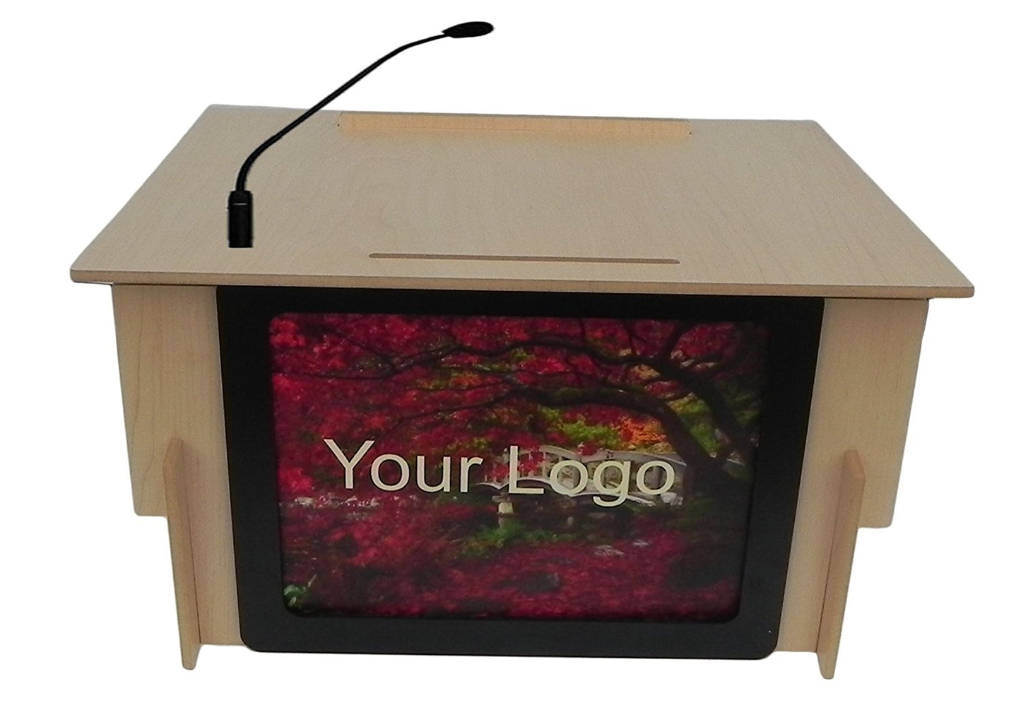 Accent Classic Table Top Logo Lectern Presenter - Dan James Original