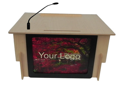 Accent Classic Table Top Logo Lectern Presenter - Dan James Original