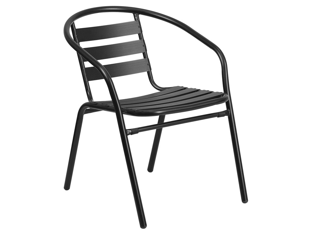 Black Metal Restaurant Chair