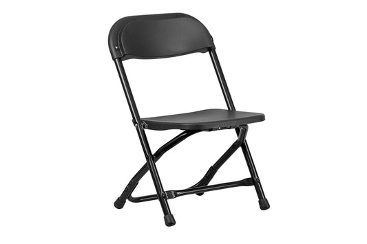 Kids Black Plastic Folding Chair