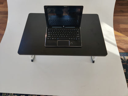 fold down desk top with chrome book