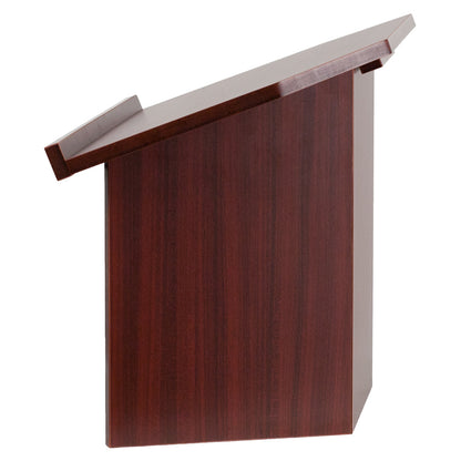 Foldable Mahogany Table Top Lectern